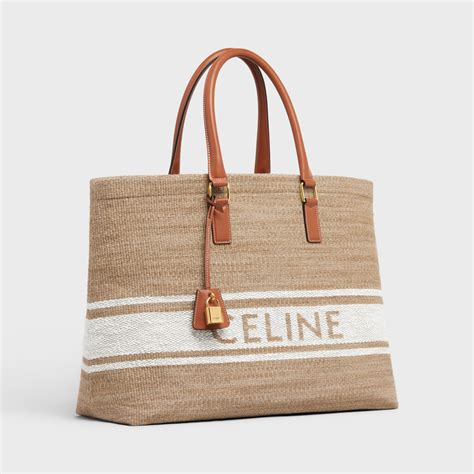 horizontal cabas celine in textile|Horizontal Cabas Celine in Textile with Celine Print and laminated .